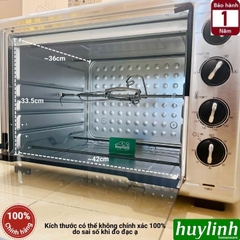 Lò nướng đối lưu Tiross TS9610 - 55 lít - 2000W - 12 chức năng nướng