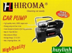 Máy bơm lốp mini ô tô Hiroma DHL-0312 - 12V