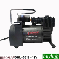 Máy bơm lốp mini ô tô Hiroma DHL-0312 - 12V