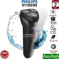 Máy cạo râu khô và ướt Philips S1103/02 - Hàng chính hãng