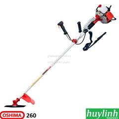 Máy cắt cỏ dùng xăng Oshima 260 bạc - Cần xoay