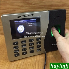 Máy chấm công vân tay Ronald Jack K14 Pro + Thẻ cảm ứng