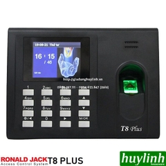 Máy chấm công vân tay Ronald Jack T8 Plus + Thẻ cảm ứng