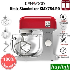 Máy đánh trứng trộn bột đa năng Kenwood Kmix Standmixer KMX754 - 5 lít - Tô thuỷ tinh