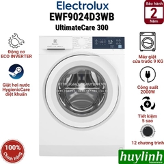 Máy giặt cửa ngang Electrolux EWF9024D3WB - 9kg - Seri UltimateCare 300