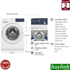 Máy giặt cửa ngang Electrolux EWF9024D3WB - 9kg - Seri UltimateCare 300