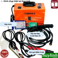 Máy hàn 3 chức năng Kenmax MIG 200 mini NEW - Tặng kèm 1 cuộn dây 1kg - Dây MIG rời 3 mét