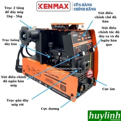 Máy hàn 3 chức năng Kenmax MIG 200 PRO - Tặng cuộn dây hàn