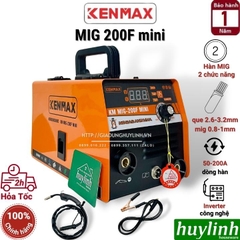 Màn hàn 2 chức năng Kenmax MIG-200F mini [Hàn que - Hàn MIG 0.8 và 1.0mm]