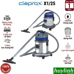Máy hút bụi công nghiệp khô và ướt CleproX X1/25 - 23 lít