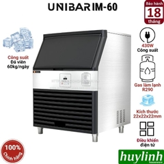 Máy làm đá viên Unibar IM-60 - công suất 60kg/ngày