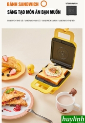 Máy làm - nướng bánh sandwich, waffle Joyoung Line SK-T1 - 600W