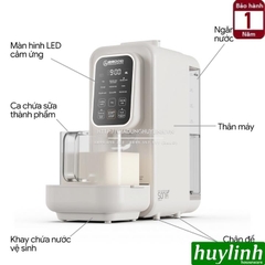 [Tặng Voucher] Máy làm sữa hạt đa năng 2Good Sona i8 - 1.2 lít - 9 chức năng [Miễn ship Toàn Quốc]