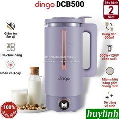 Máy xay nấu sữa hạt mini Dingo DCB500 - 600ml - Đa chức năng [Miễn SHIP Toàn Quốc]