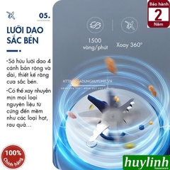 Máy xay nấu sữa hạt mini Dingo DCB600 - 600ml - Đa chức năng [Miễn SHIP Toàn Quốc]