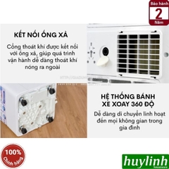 Máy lạnh - điều hoà di động Fujie MPAC10 - Công suất 10000BTU (1HP)