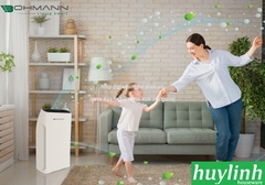 Máy lọc không khí Bohmann B5.02 - 60m2 - Điều khiển wifi - Diệt khuẩn UV