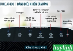 Máy lọc không khí Fujie AP400 - 48m2- Hepa 3M - Điều khiển Wifi