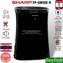 Máy lọc không khí, bắt muỗi Sharp FP-GM50E - 40m2