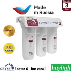 Máy lọc nước Nano Ion Canxi Geyser Ecotar 6 - Công nghệ Unitech - Nhập Khẩu LB Nga Russia