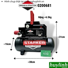 Máy nén khí không dầu Briggs & Stratton 0200681 - 6 lít - 0.75 HP