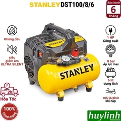 Máy nén khí không dầu giảm âm Stanley DST100/8/6 - 6 lít - Ultra Silent