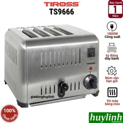 Máy nướng bánh mì sandwich 4 lát Tiross TS9666 - 1800W