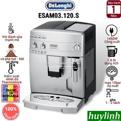 Máy pha cà phê tự động Delonghi ESAM03.120.S