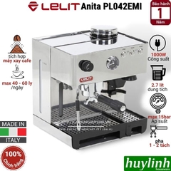 Máy pha cà phê Lelit Anita PL042EMI - Tích hợp máy xay - Made in Italy