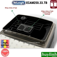 Máy pha cà phê tự động Delonghi ECAM250.33.TB - Magnifica S Smart - Made in Romania
