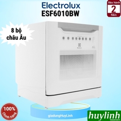 Máy rửa chén bát mini Electrolux ESF6010BW - 1480W - 8 bộ châu Âu