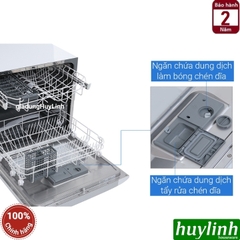 Máy rửa chén bát mini Electrolux ESF6010BW - 1480W - 8 bộ châu Âu