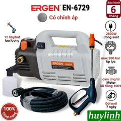 Máy xịt rửa xe Chỉnh Áp Ergen EN-6729 - 2800W - Motor cảm ứng từ lõi đồng