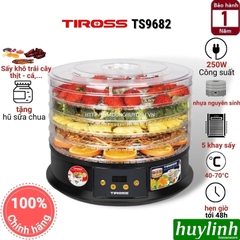 Máy sấy hoa quả, thực phẩm Tiross TS9682 - Tặng hũ làm sữa chua