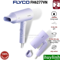 Máy sấy tóc 2 chiều, tạo ion âm Flyco FH6277VN