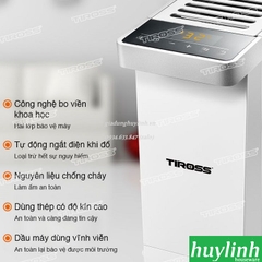 Máy sưởi dầu 11 thanh Tiross TS9216 - Vỏ chống bỏng - Hẹn giờ - Giá phơi