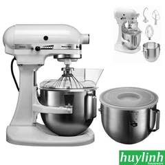 Máy trộn bột bát nâng Heavy Duty KitchenAid 5KPM50EWH – 4.8 lít