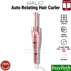 Máy uốn tạo kiểu tóc ion âm Halio Auto Rotating Hair Curler