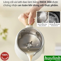 Máy xay nấu sữa hạt mini Olivo CB400 PRO - Dung tích 600ml - 7 Chức năng - Chính hãng