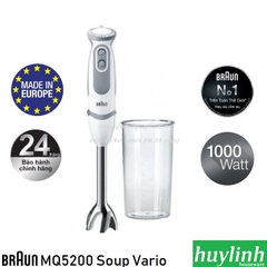 Máy xay sinh tố cầm tay Braun MQ5200 Soup Vario - Made in Châu Âu