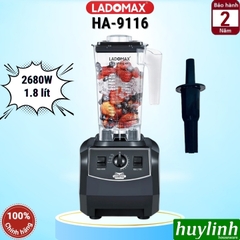 Máy xay sinh tố công nghiệp Ladomax HA-9116 - 2680W - dung tích 1.8 lít