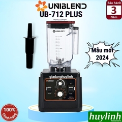 Máy xay sinh tố công nghiệp Uniblend UB-712 Plus - Có hẹn giờ - 1680W - Dung tích 1.8 lít