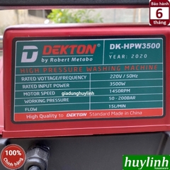 Máy xịt rửa xe cao áp Dekton DK-HPW3500 - 3500W - Tặng bình bọt 1 lít