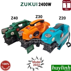 Máy xịt rửa xe Zukui Z40 - 2400W - Tặng bình phun xà bông - Model 2022