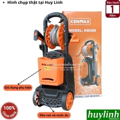 Máy xịt rửa xe Chỉnh Áp Kenmax KM-280 - 2800W - Motor cảm ứng từ