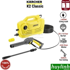 Máy xịt rửa xe Karcher K2 Classic - Hàng chính hãng