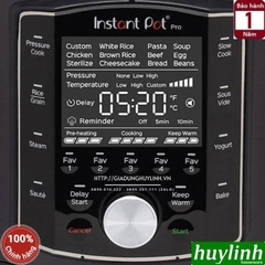 Nồi áp suất điện tử 10 trong 1 Instant POT PRO - 10-in-1 - 5.7 lít - 28 chức năng