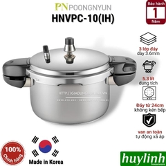 Nồi áp suất Inox đáy từ PoongNyun HNVPC-10(IH) - 5.3 lít