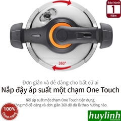 Nồi áp suất Inox đáy từ Hàn Quốc PoongNyun VTSPC-10 - 5.5 lít - Vertu S