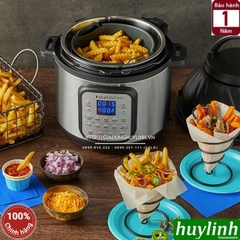 Nồi áp suất điện kết hợp chiên không dầu Instant POT Duo Crisp 11-in-1 - 8 lít - 11 chức năng